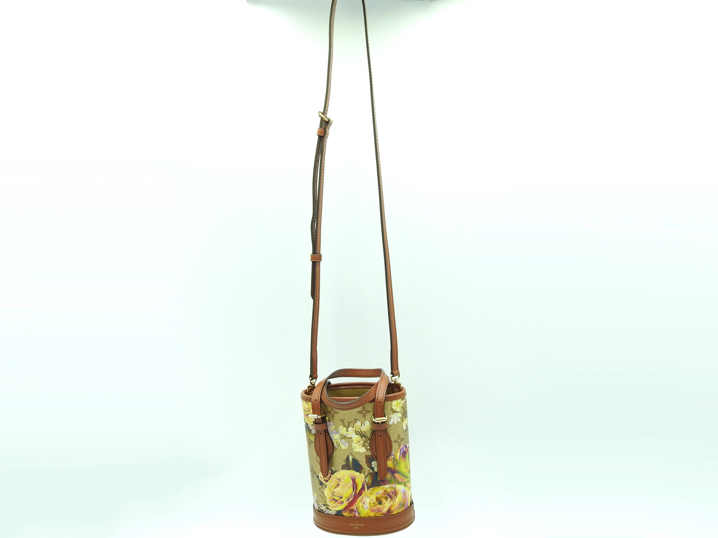 LOUIS VUITTON Nano Bucket Bag LV Garden Monogram Hand Shoulder Bag M81724