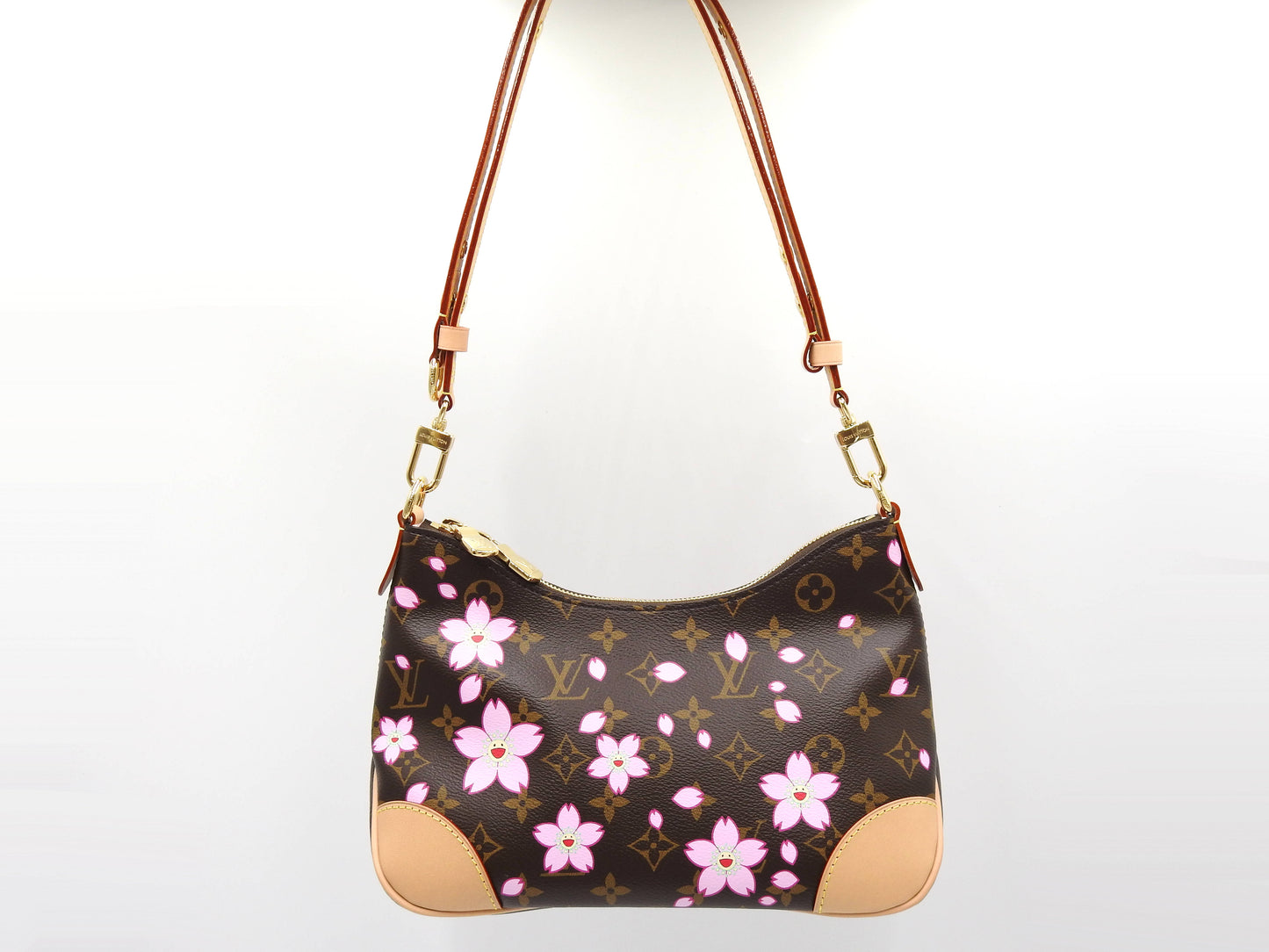 LOUIS VUITTON LVxTM Monogram Cherry Blossom Boulogne PM Shoulder Bag M13265