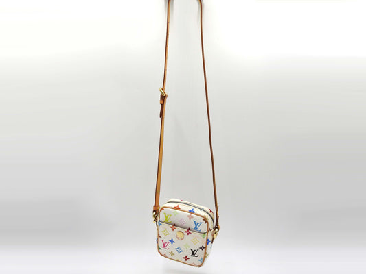 LOUIS VUITTON Monogram Multicolor Rift Shoulder Bag Bron White M40055