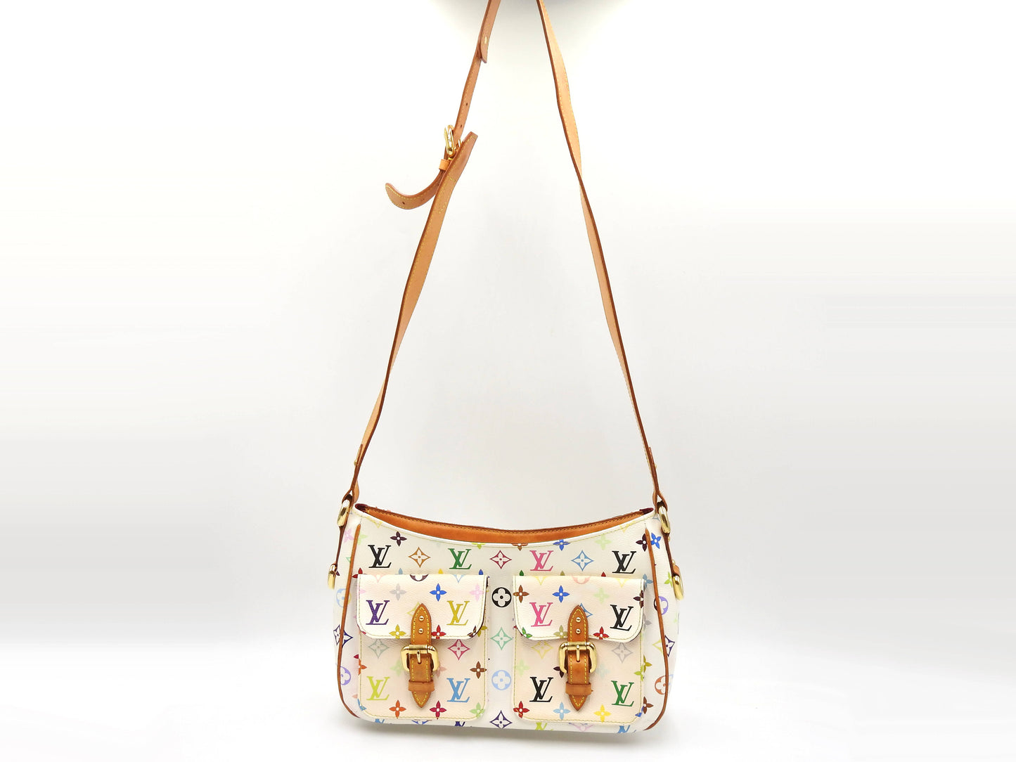 LOUIS VUITTON Lodge GM Shoulder Bag Monogram Multicolor Bron M40051