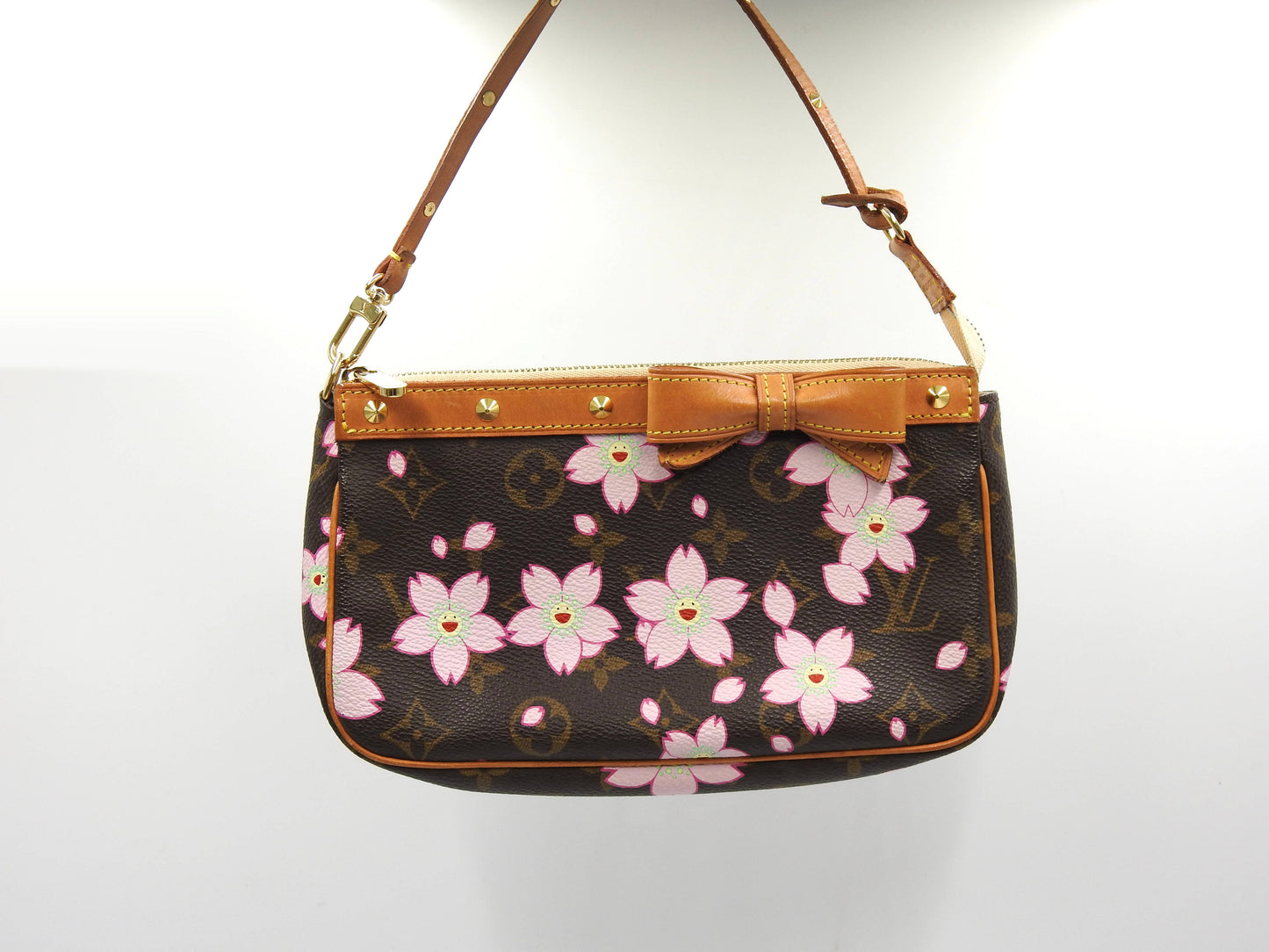 LOUIS VUITTON Monogram Cherry Blossom Pochette Accessories M92006