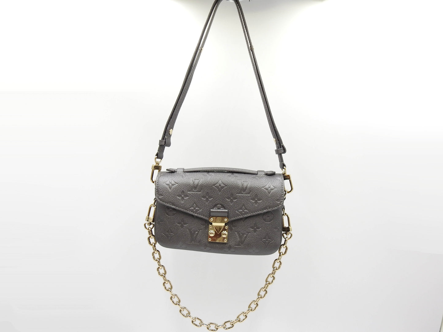 LOUIS VUITTON Monogram Empreinte Pochette Metis EW Shoulder Bag M11998