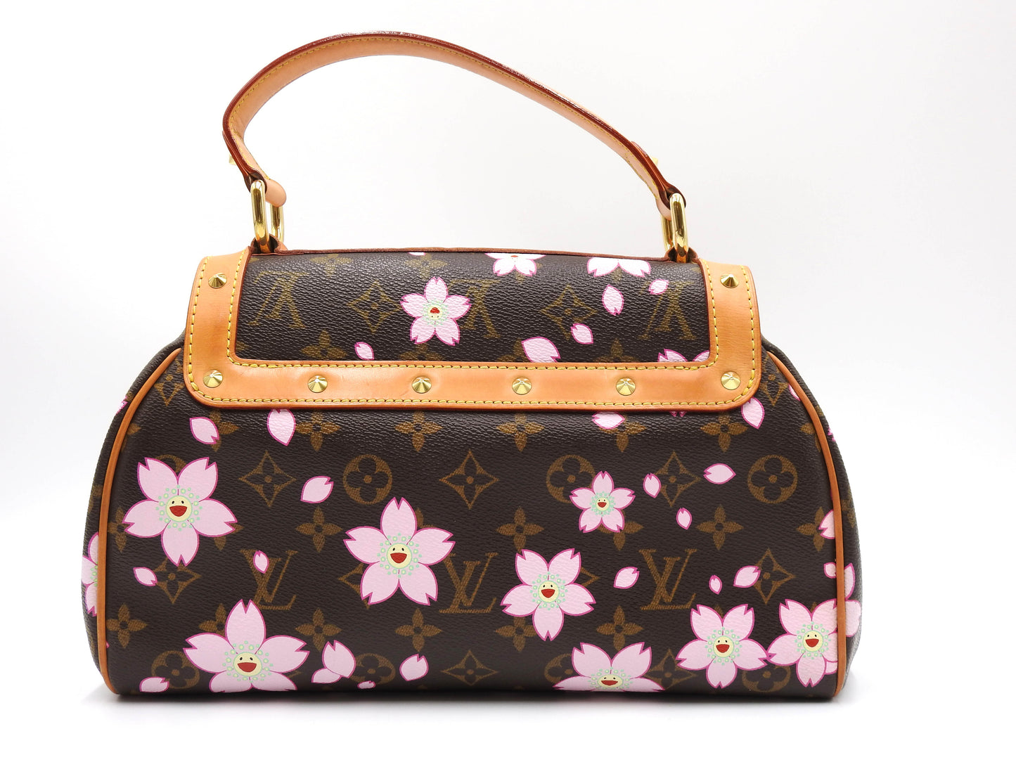LOUIS VUITTON Sac Retro PM Hand Bag Monogram Cherry Blossom M92012