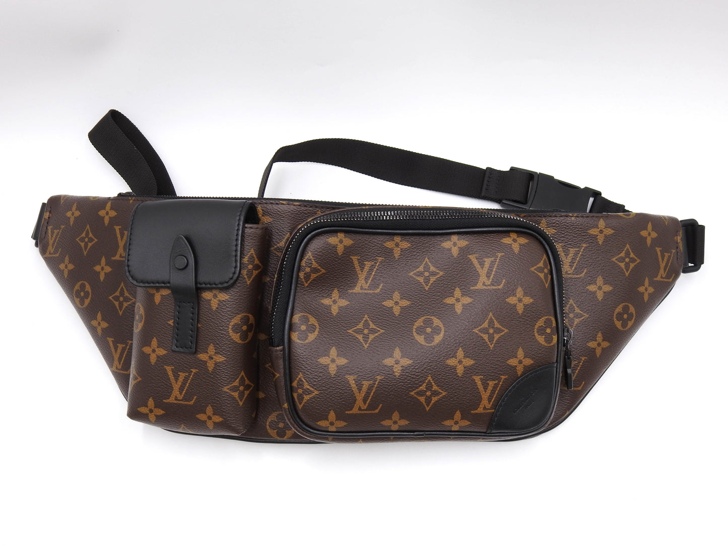 LOUIS VUITTON Monogram Macassar Christopher Bum Bag Waist Body Bag M45337