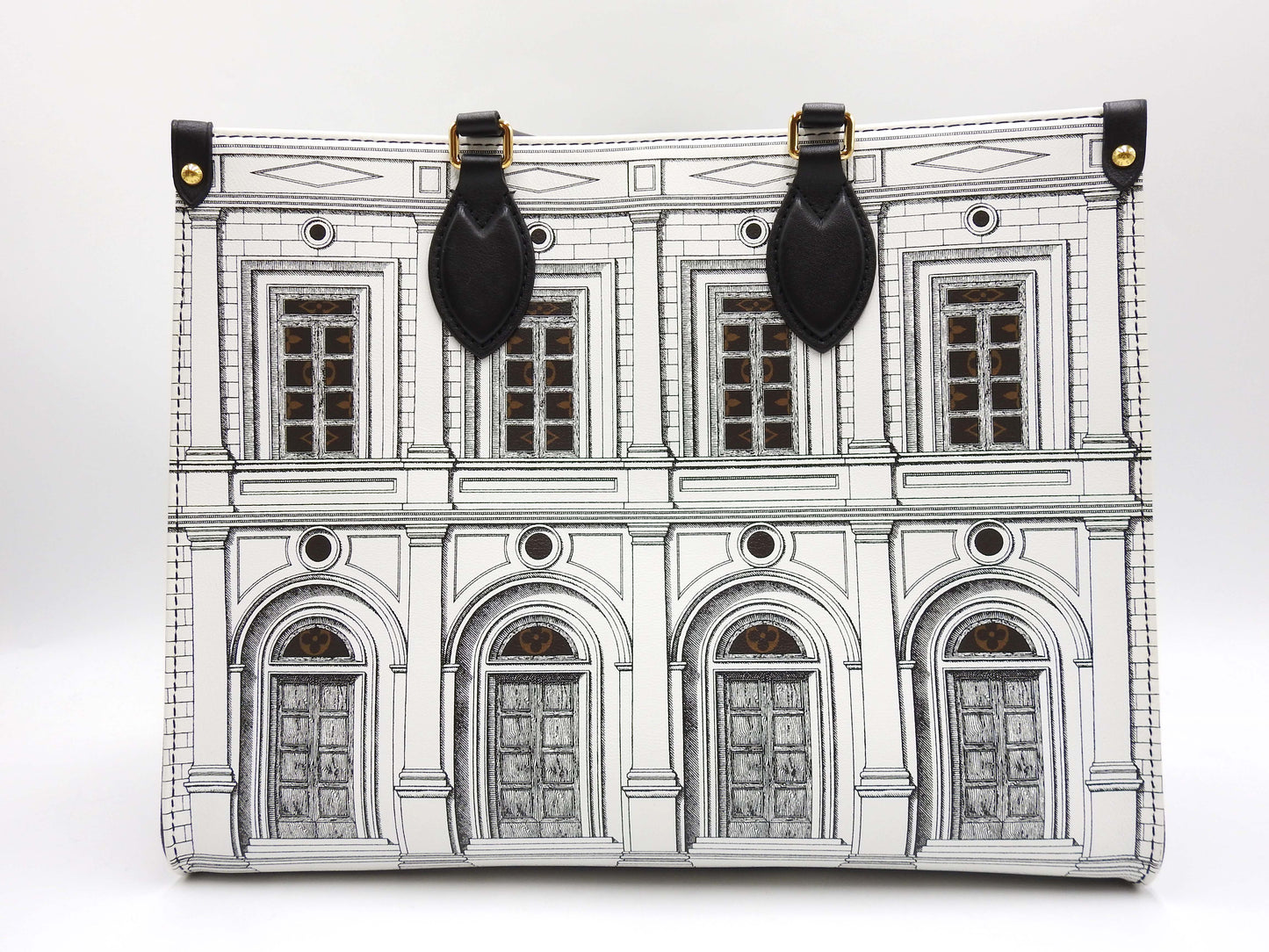 LOUIS VUITTON FORNASETTI Monogram OnTheGO MM 2way Shoulder Tote Bag M59264