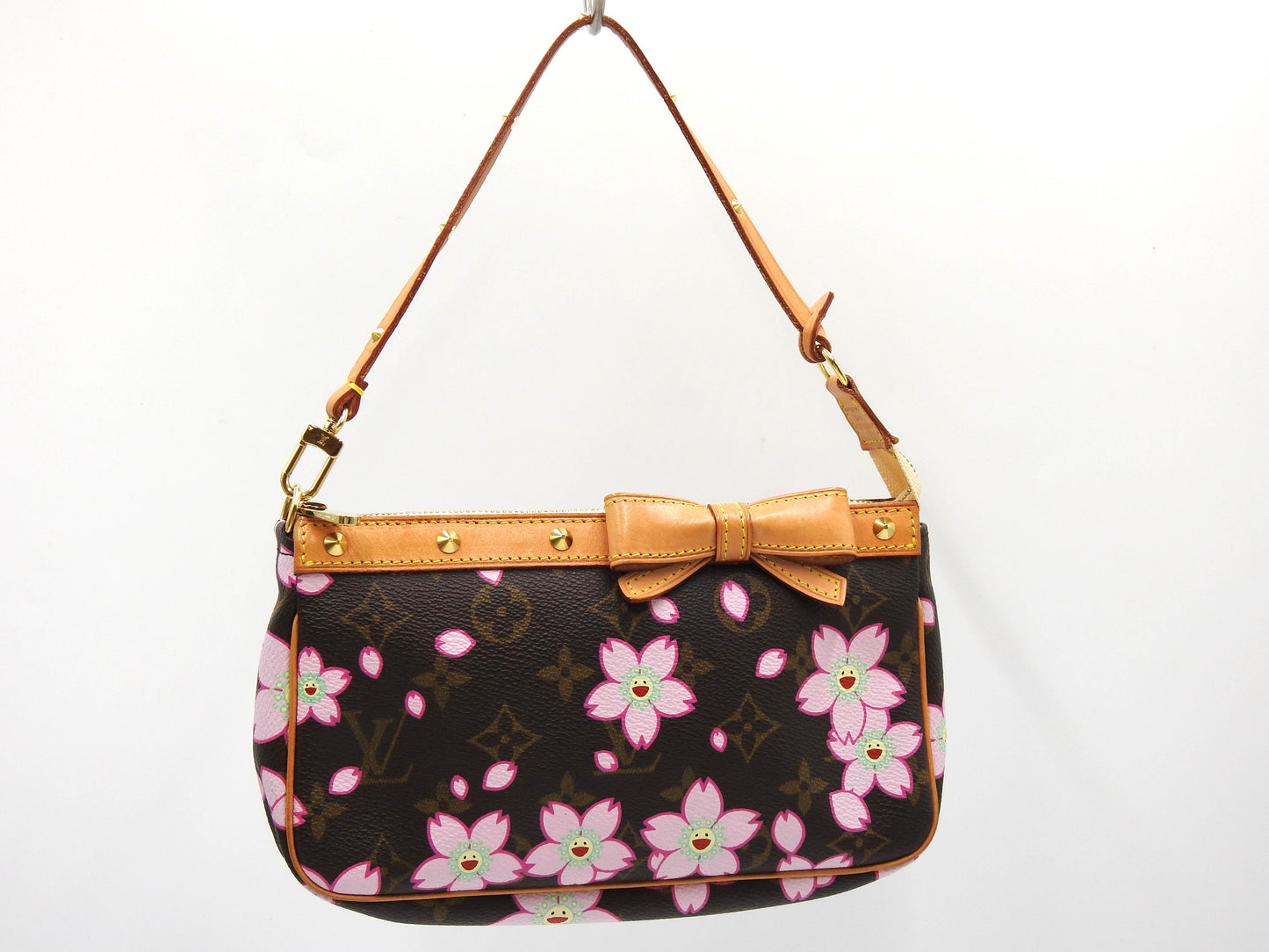LOUIS VUITTON Monogram Cherry Blossom Pochette Accessories M92006