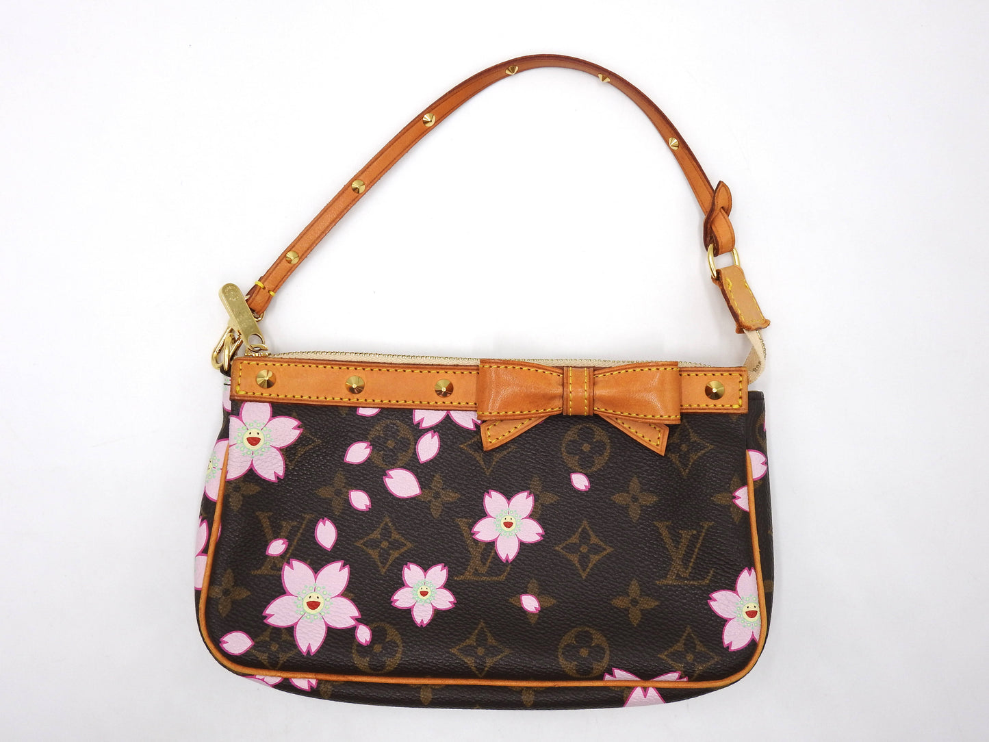 LOUIS VUITTON Monogram Cherry Blossom Pochette Accessories M92006