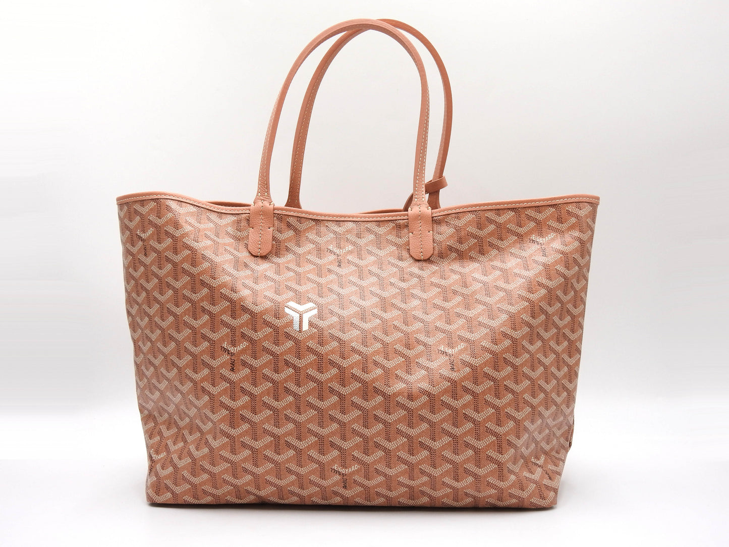 GOYARD Claire Voie Saint Louis PM Shoulder Tote Bag with Pouch Pink