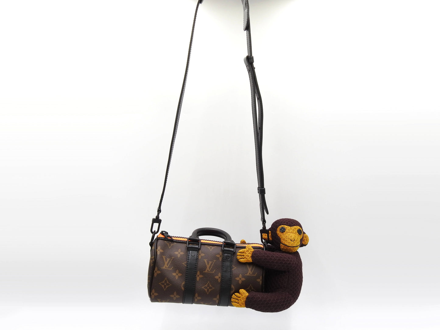 LOUIS VUITTON Monogram Friend Keepall XS Monkey Shoulder Hand Bag M80118