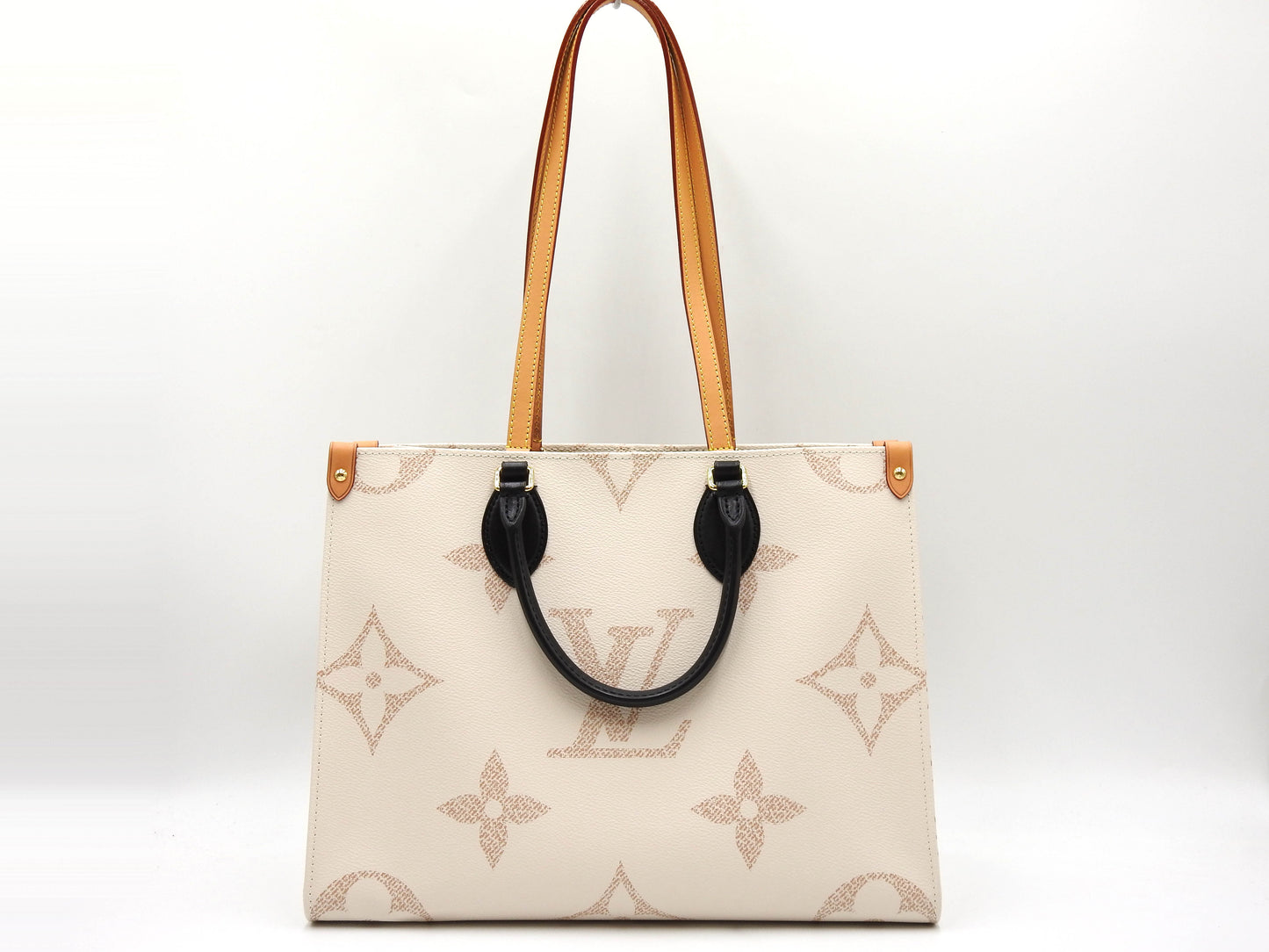 LOUIS VUITTON Monogram Dune Giant OnTheGO MM Tote Shoulder Bag M46912