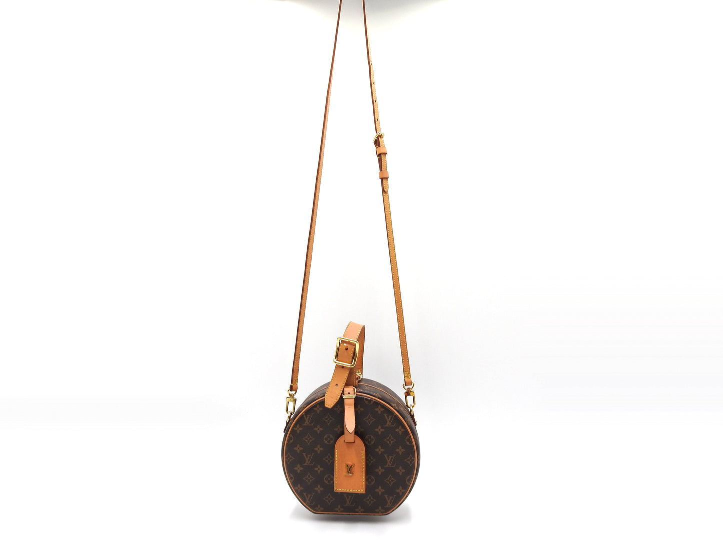 LOUIS VUITTON Petit Boite Chapeau Shoulder Hand Bag Monogram M43514