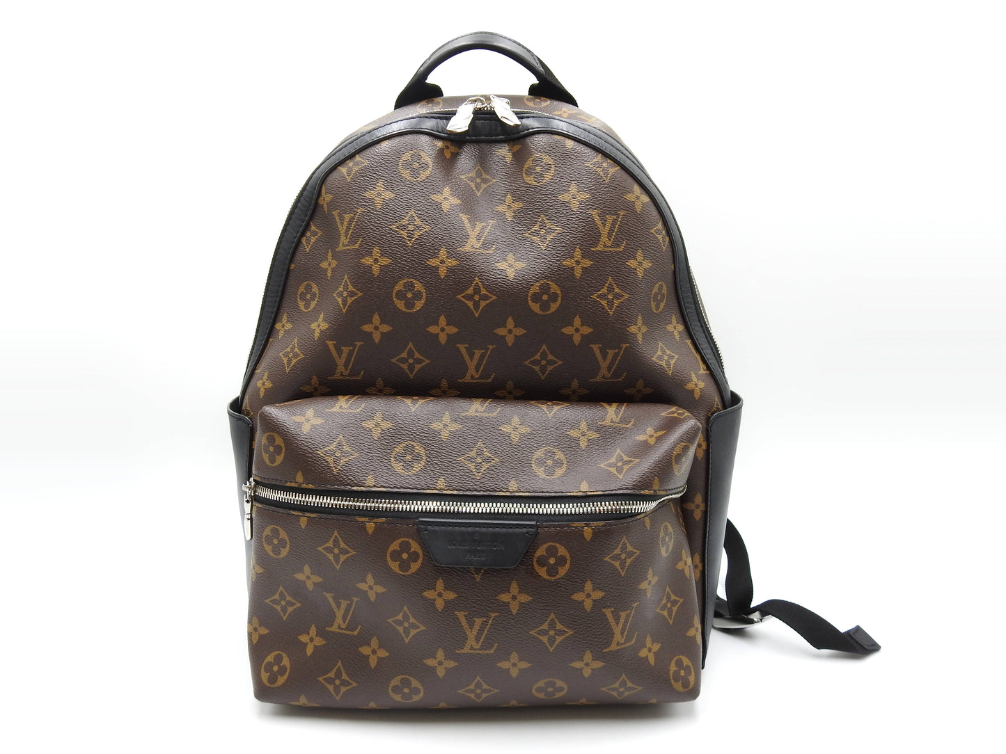 LOUIS VUITTON Monogram Macassar Discovery Backpack PM Canvas M46684