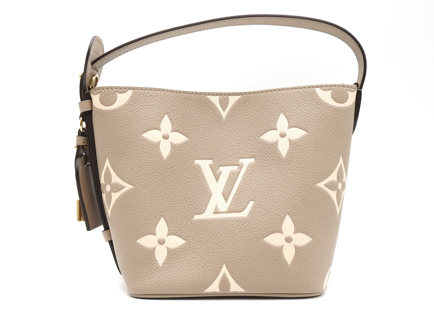LOUIS VUITTON Monogram Empreinte All In BB 2way Shoulder Bag Beige M13045