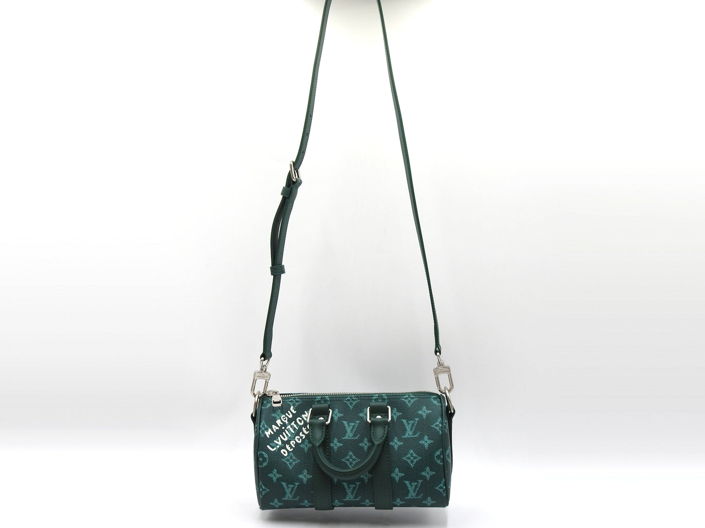 LOUIS VUITTON Monogram Heritage Keepall Bandouliere 25 2way Hand Bag M12684