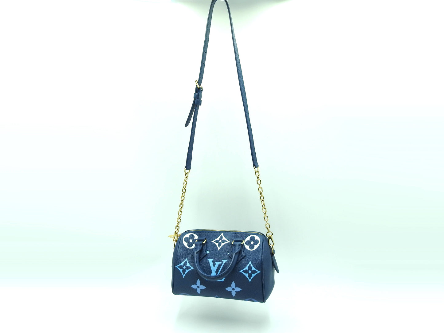 LOUIS VUITTON Speedy Bandouliere 20 2way Hand Bag Monogram Empreinte M46517