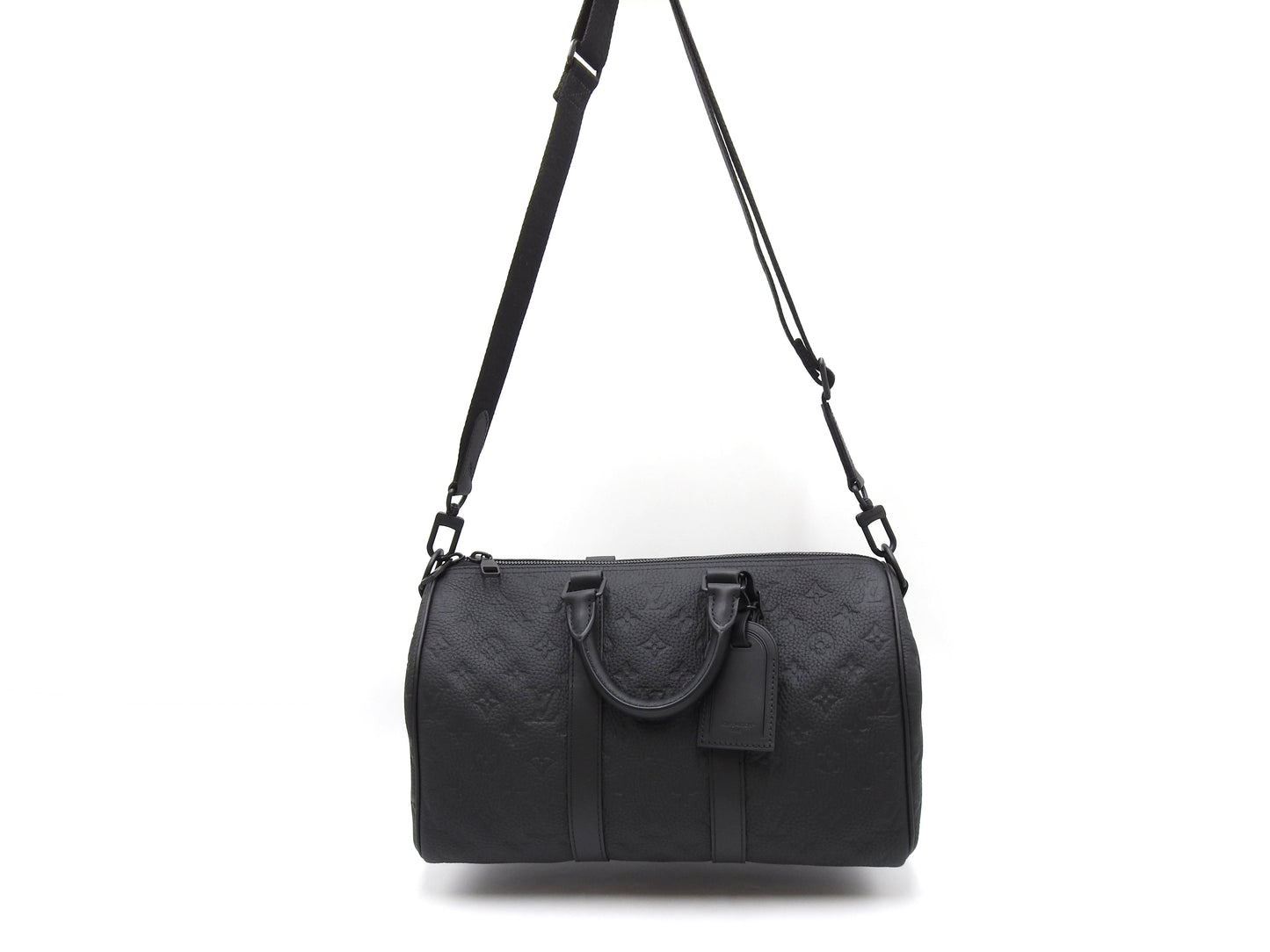 LOUIS VUITTON Keepall Bandouliere 35 Hand Bag Monogram Taurillon M22765