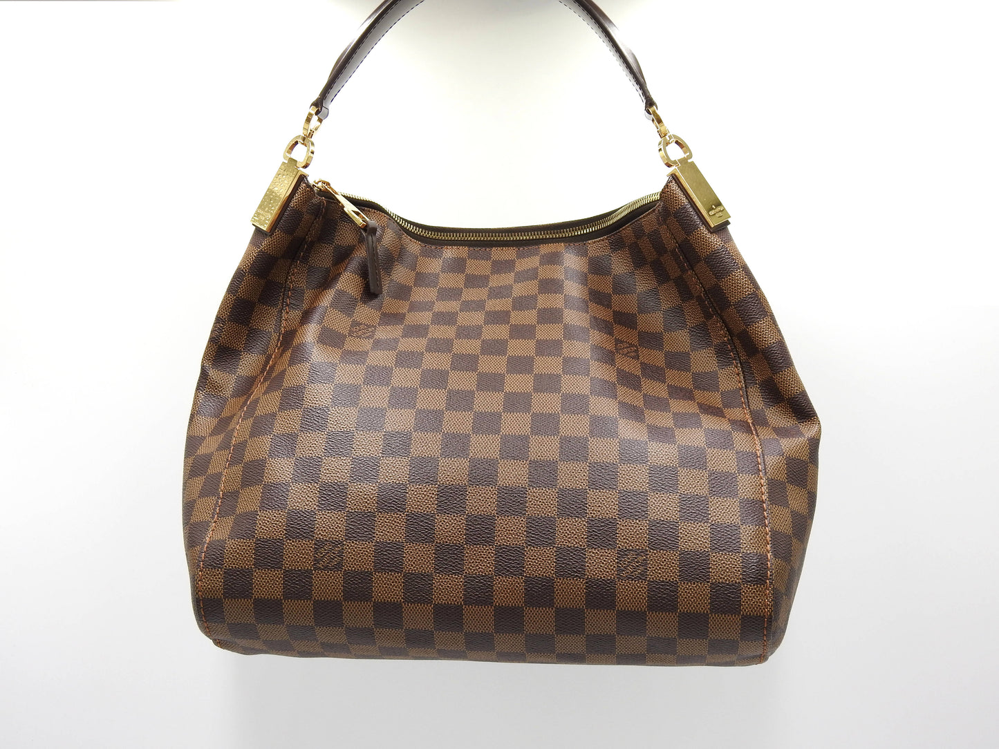 LOUIS VUITTON Portobello PM Shoulder Bag Damier Ebene N41184