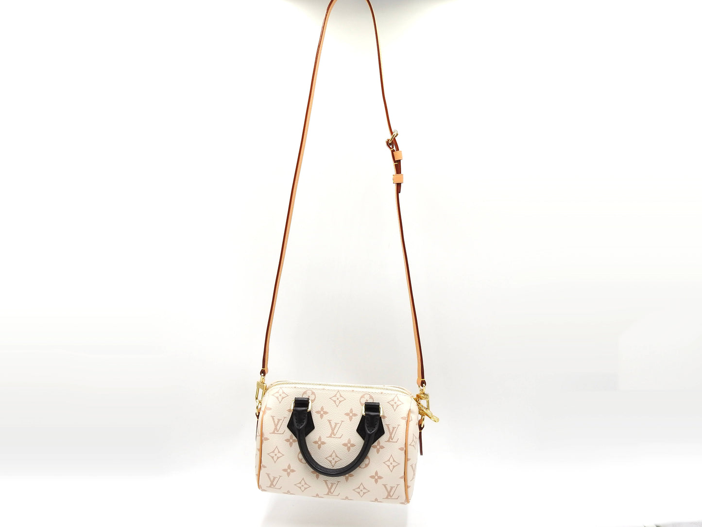 LOUIS VUITTON Monogram Dunne Speedy 20 Bandouliere 2way Hand Bag M46906