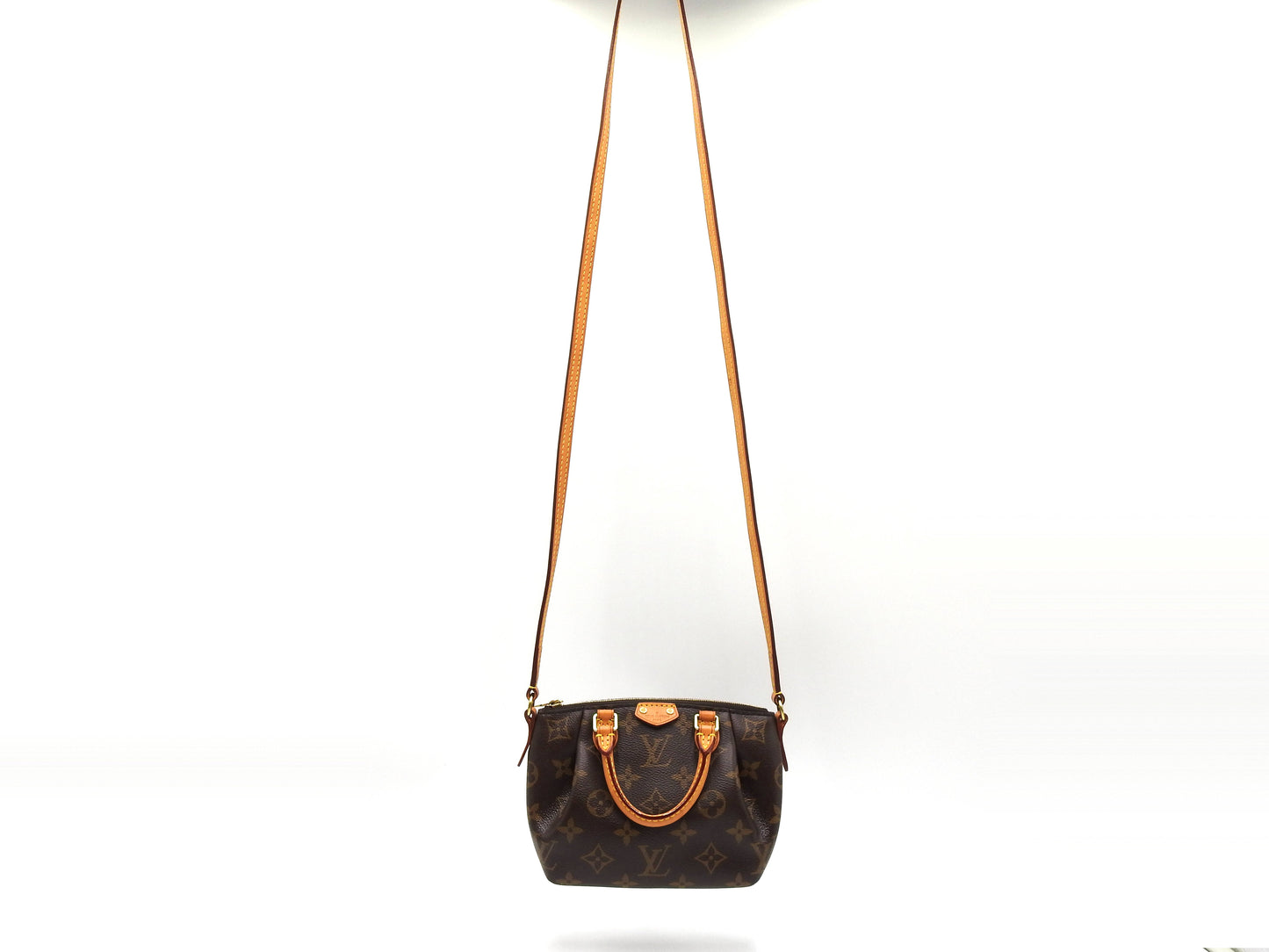 LOUIS VUITTON Monogram Nano Turenne 2way Shoulder Hand Bag Canvas M61253