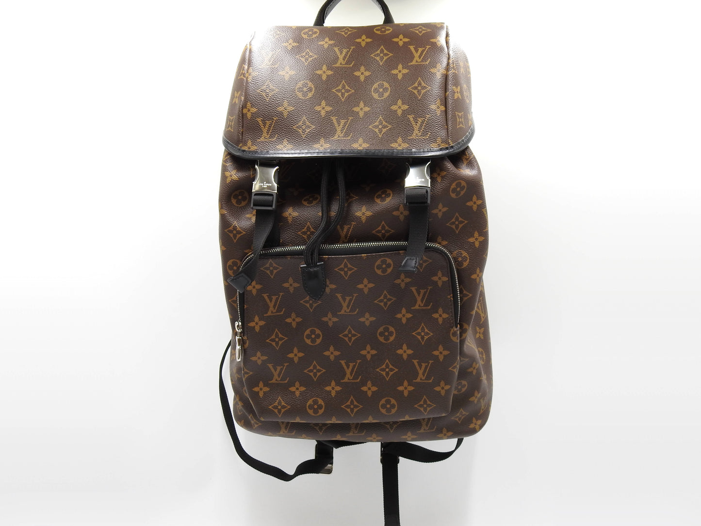 LOUIS VUITTON Monogram Macassar Zack Men's Backpack Bag M43422