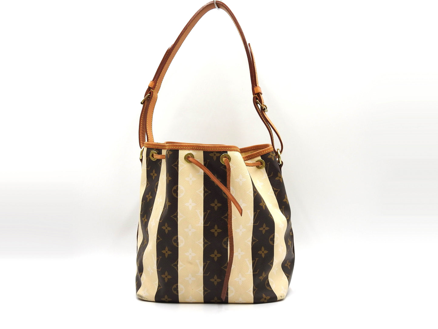 LOUIS VUITTON Petit Noe Monogram Rayure Shoulder Bag Hand Bag M40564