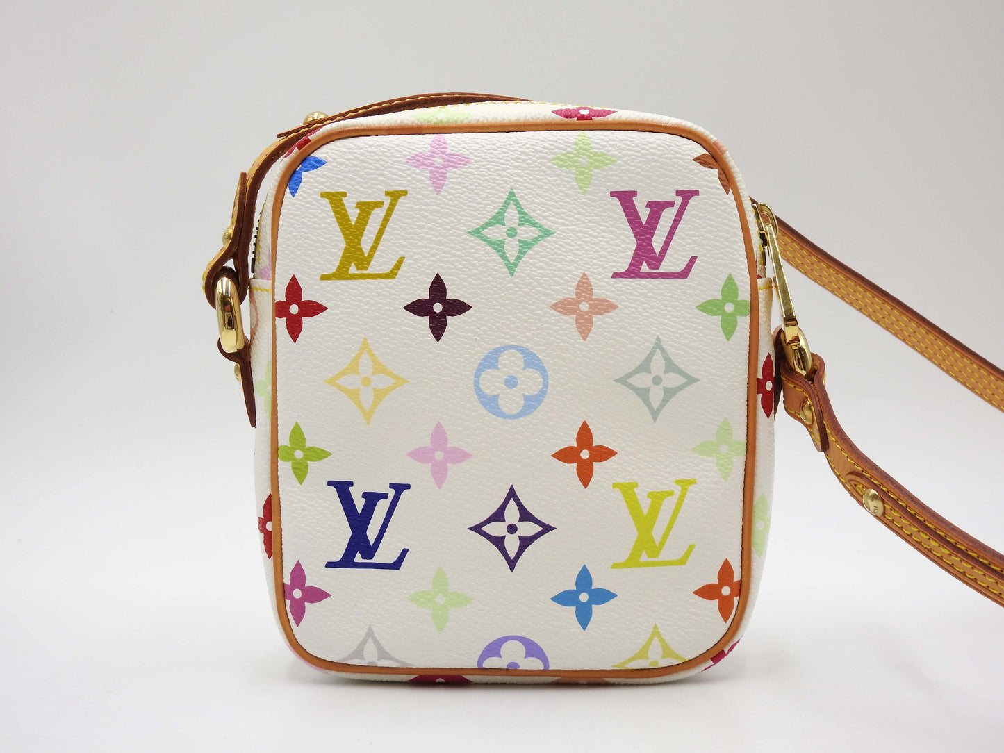 LOUIS VUITTON Monogram Multicolor Rift Shoulder Bag Bron White M40055