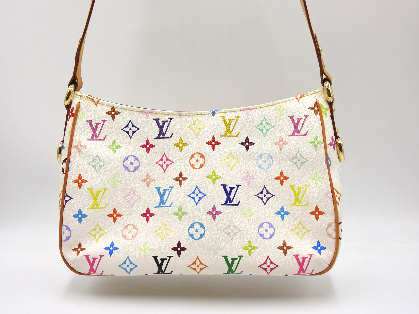 LOUIS VUITTON Lodge GM Shoulder Bag Monogram Multicolor White M40051