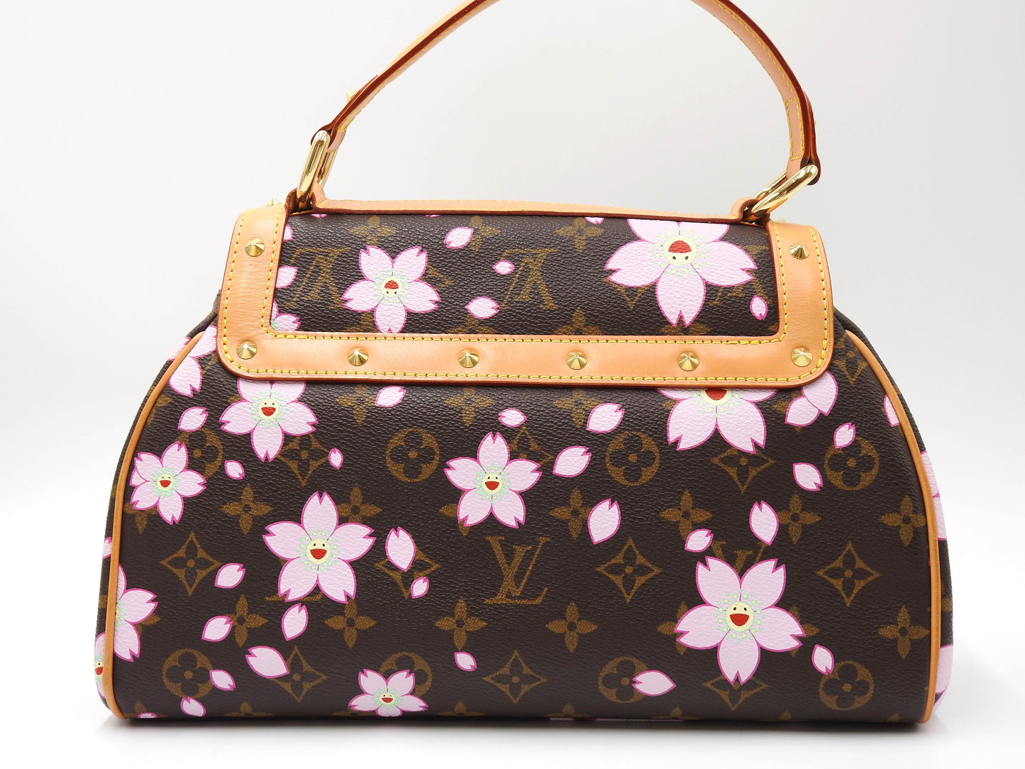 LOUIS VUITTON Sac Retro PM Hand Bag Monogram Cherry Blossom M92012