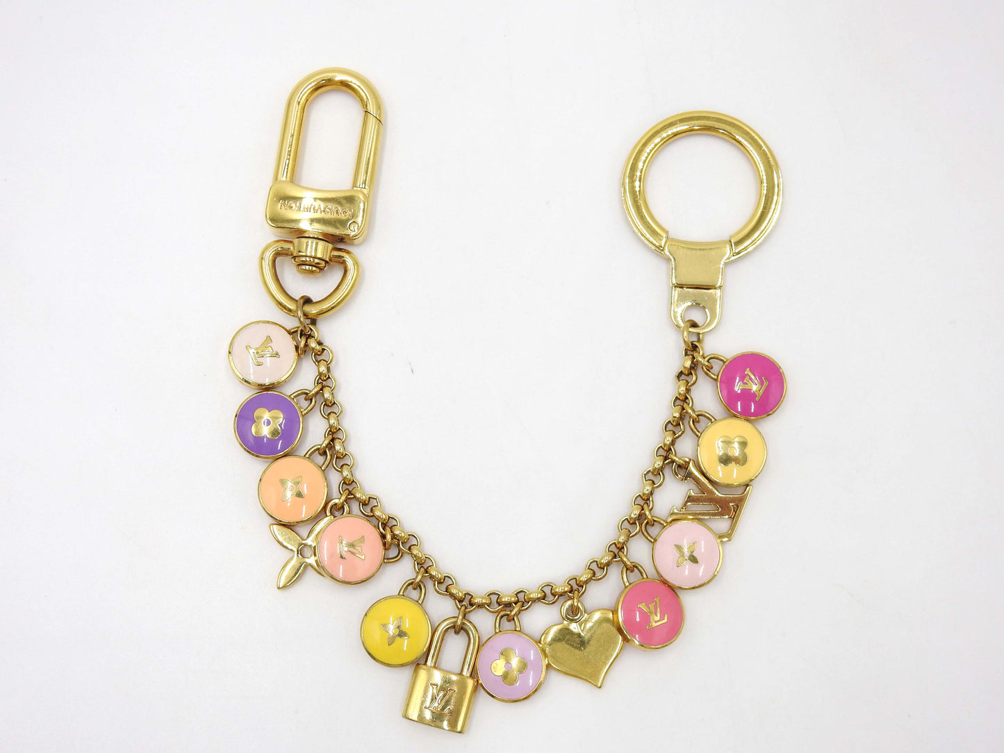 LOUIS VUITTON Porte Cles Pastille Bag Charm Multicolor M66172