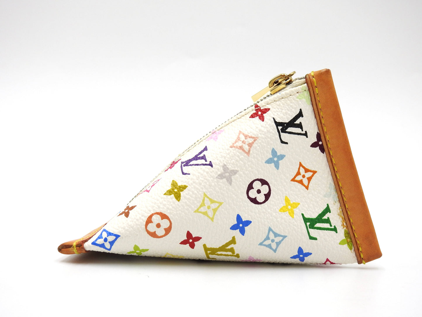 LOUIS VUITTON Monogram Multicolor Berlingo Coin Purse Case White M58029