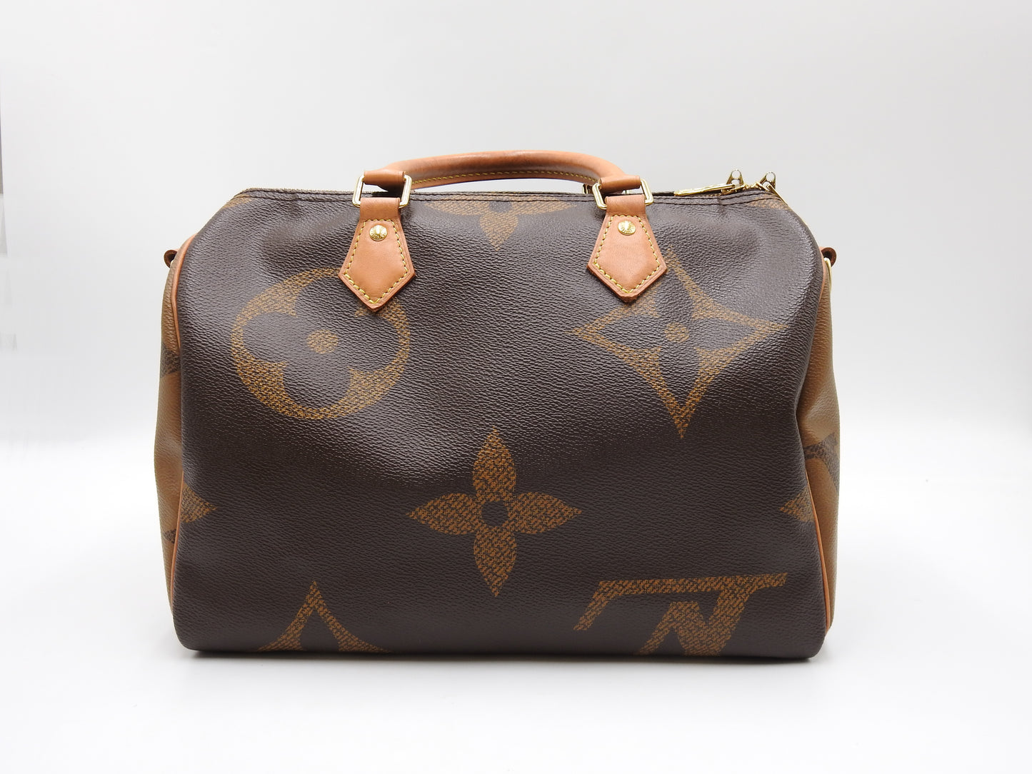 LOUIS VUITTON Monogram Reverse Giant Speedy 30 Bandouliere Hand Bag M44602