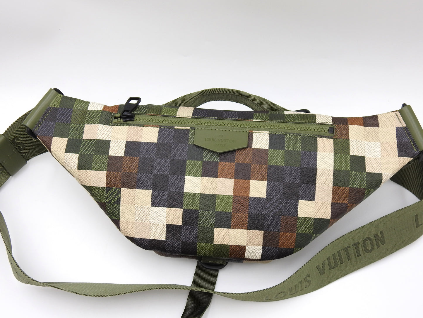 LOUIS VUITTON Damoflage Motion Bumbag Waist Belt Bag Green M24446