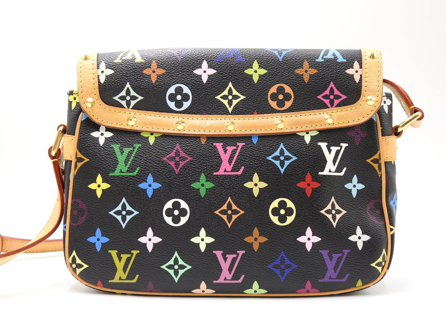 LOUIS VUITTON Sologne Shoulder Bag Monogram Multicolor Black M92639