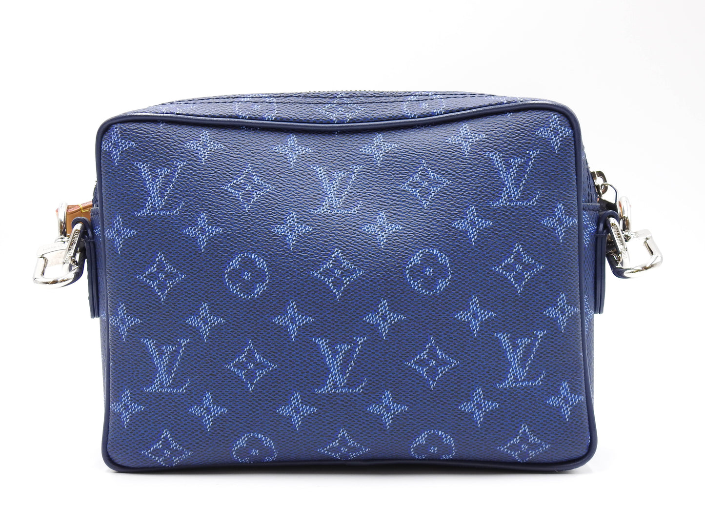 LOUIS VUITTON Monogram Heritage Nile Crossbody Shoulder Bag Blue M26823