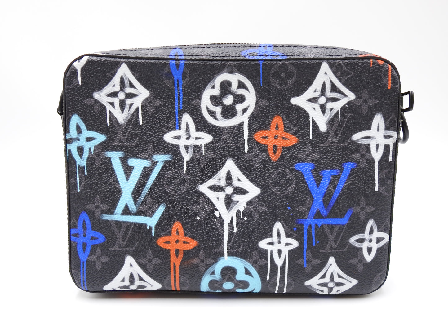 LOUIS VUITTON Trio Messenger Monogram Eclipse Graffiti Shoulder Bag M21396