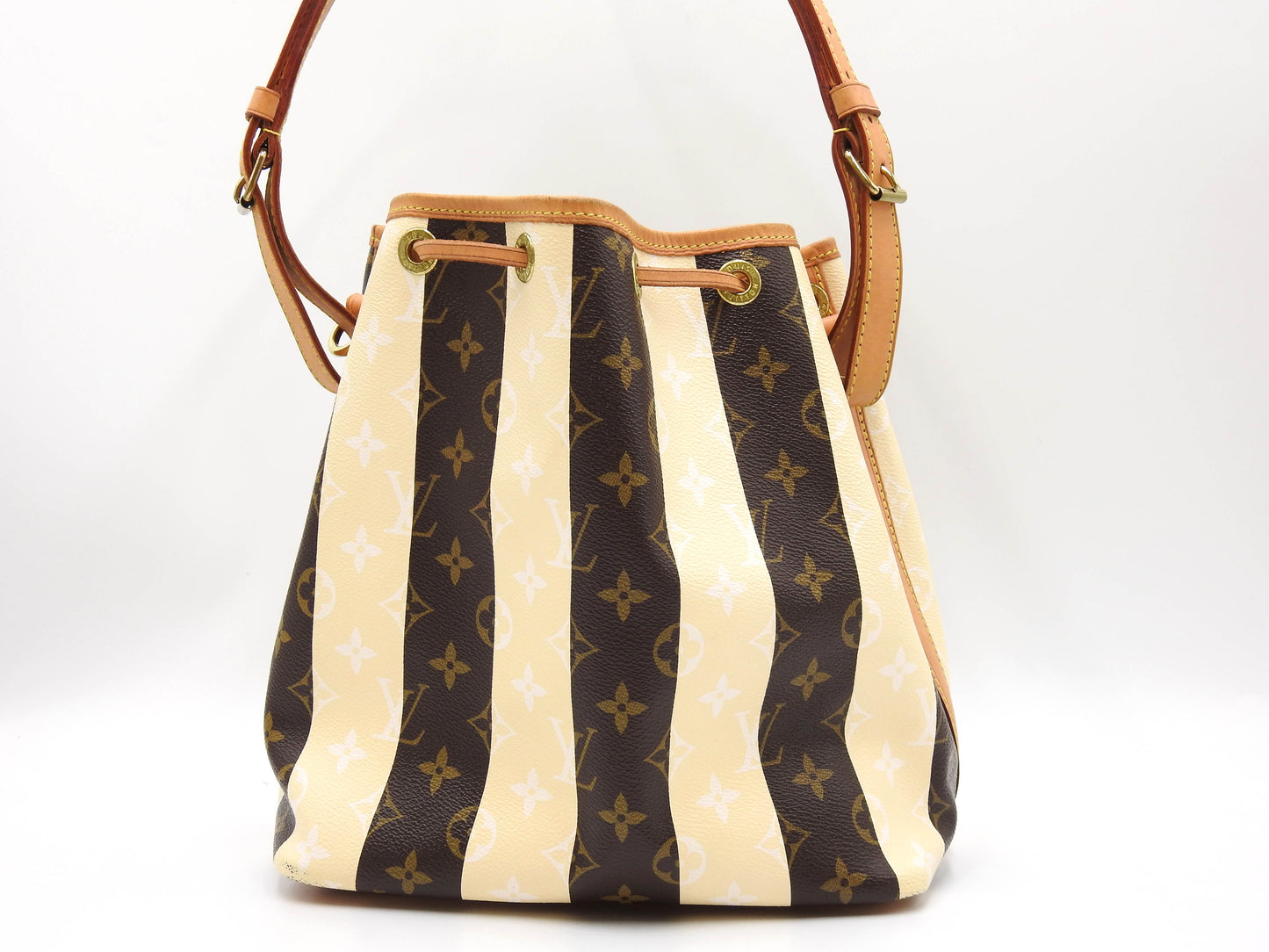 LOUIS VUITTON Petit Noe Monogram Rayure Shoulder Bag Hand Bag M40564