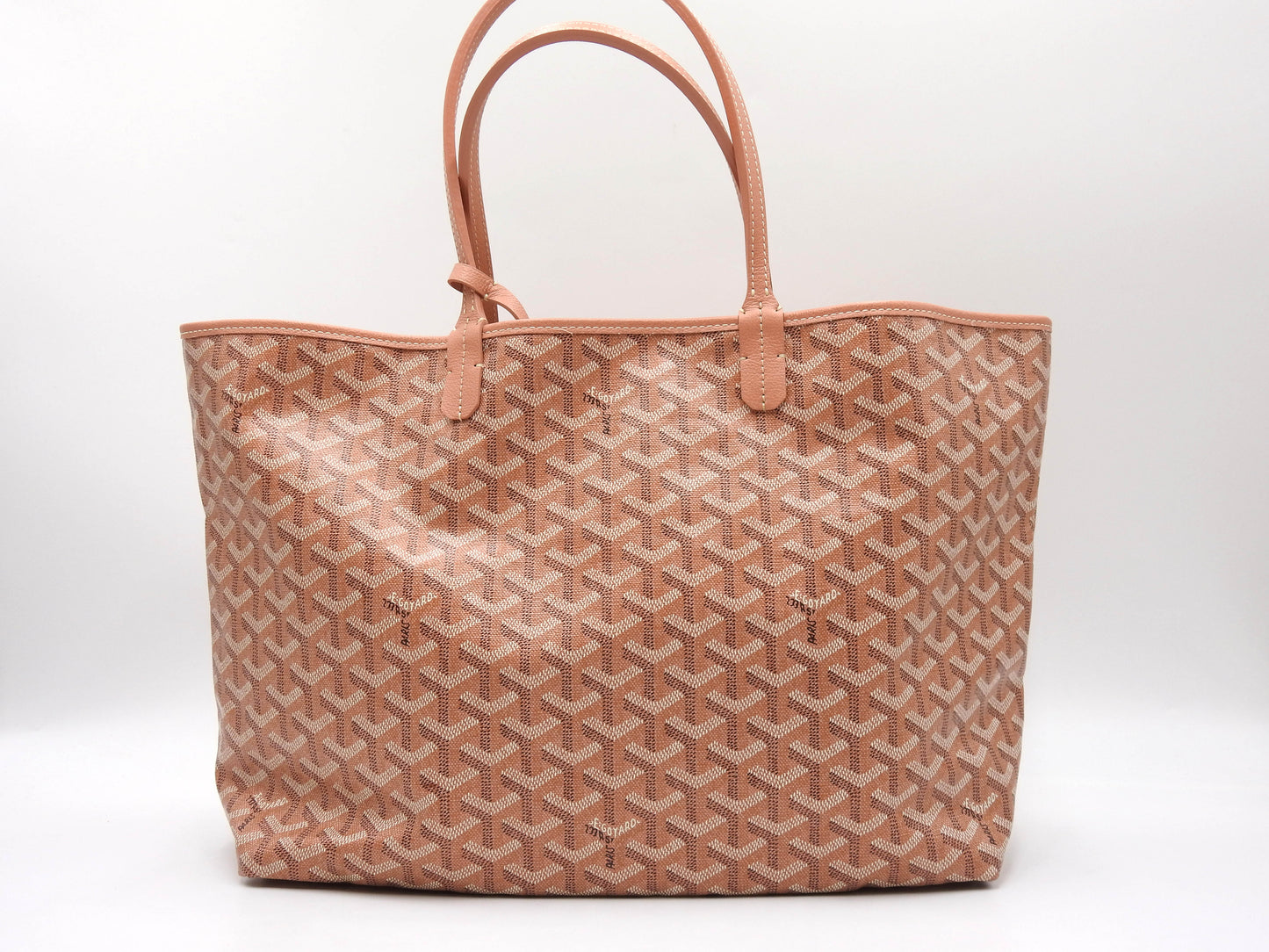 GOYARD Claire Voie Saint Louis PM Shoulder Tote Bag with Pouch Pink