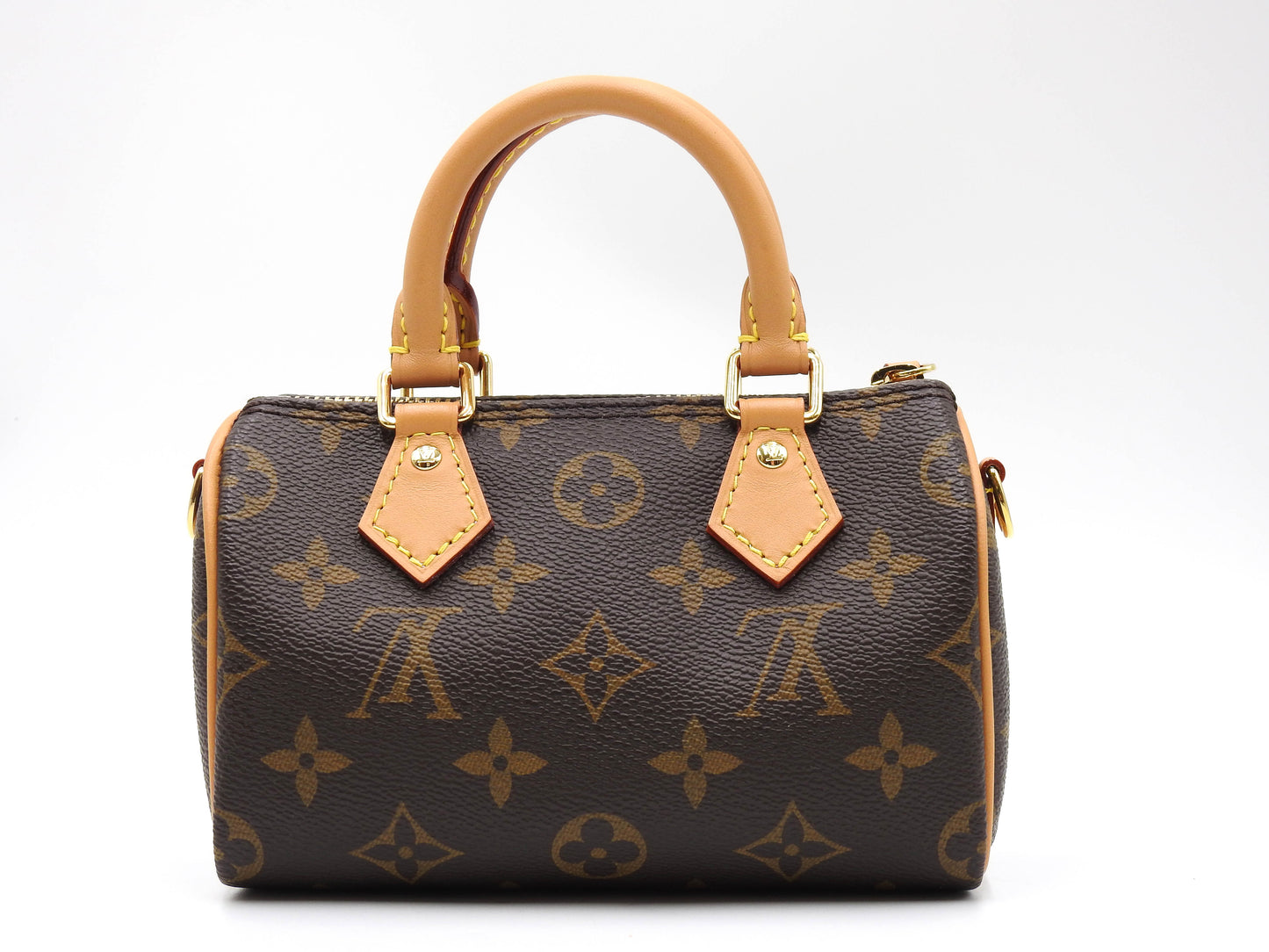 LOUIS VUITTON Monogram Vivienne Nano Speedy 2way Shoulder Hand Bag M81085