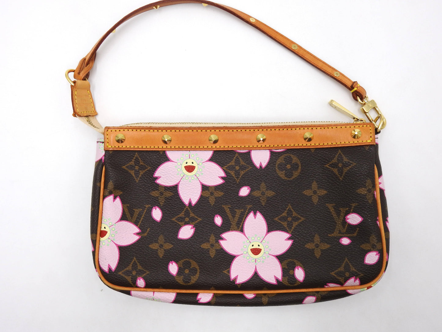 LOUIS VUITTON Monogram Cherry Blossom Pochette Accessories M92006
