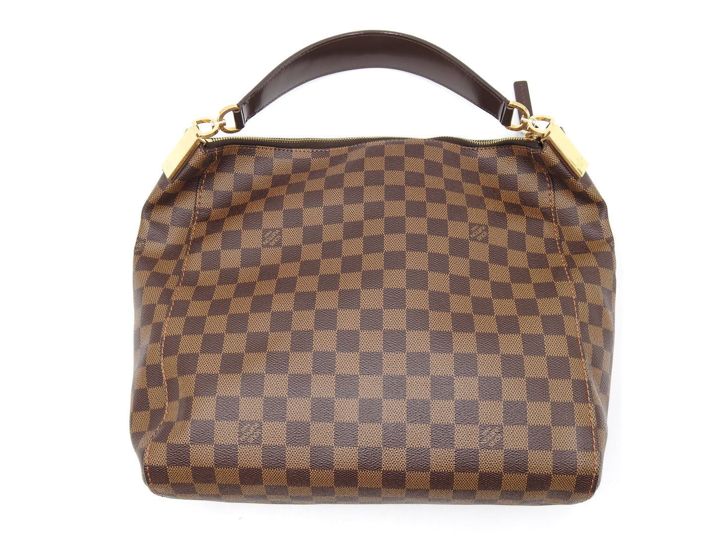 LOUIS VUITTON Portobello PM Shoulder Bag Damier Ebene N41184