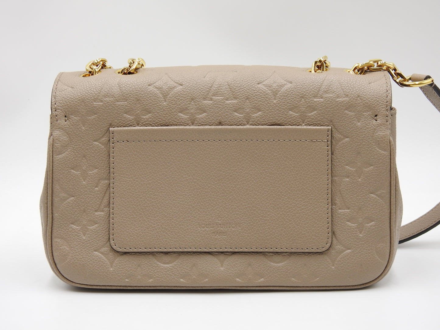 LOUIS VUITTON Monogram Empreinte Marceau Chain Shoulder Bag Dune M46199