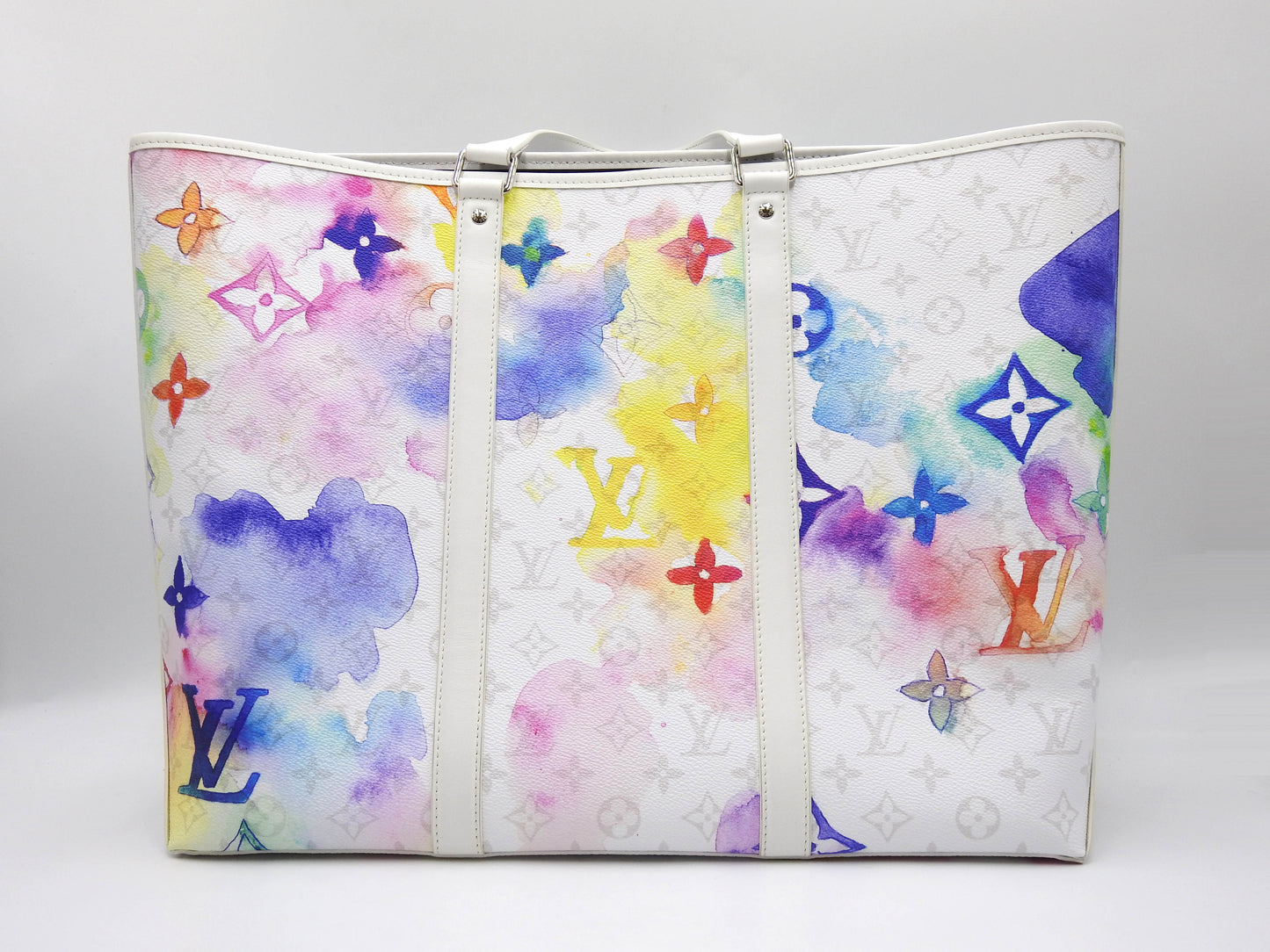 LOUIS VUITTON Monogram Watercolor Weekend Tote GM Shoulder Bag M45754