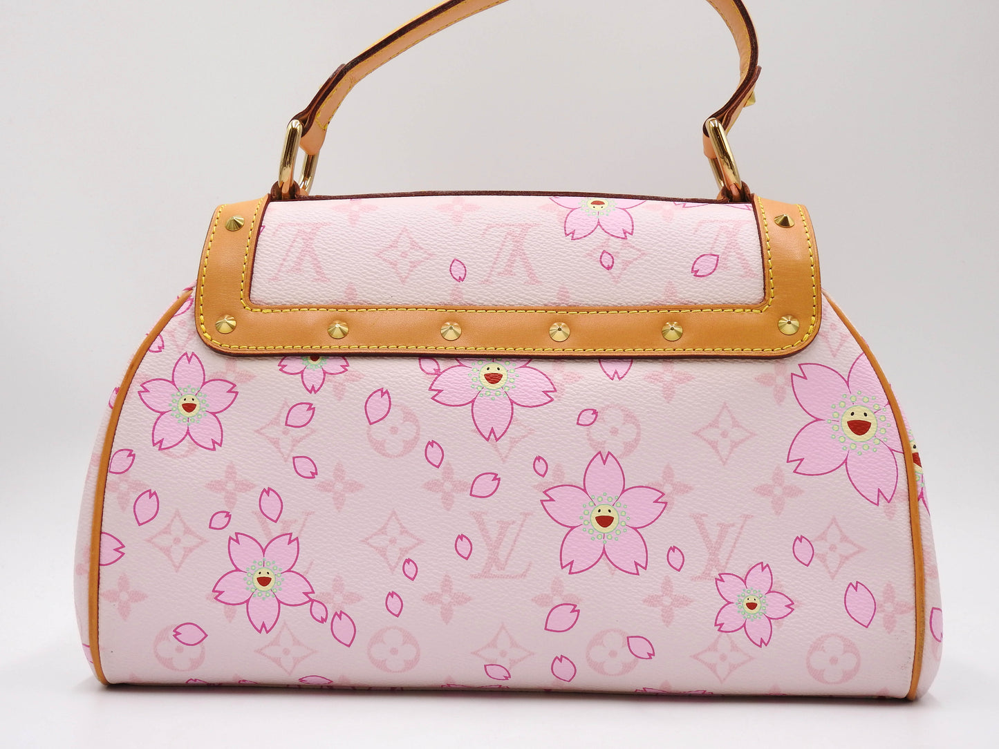 LOUIS VUITTON Sac Retro PM Hand Bag Monogram Cherry Blossom Pink M92013