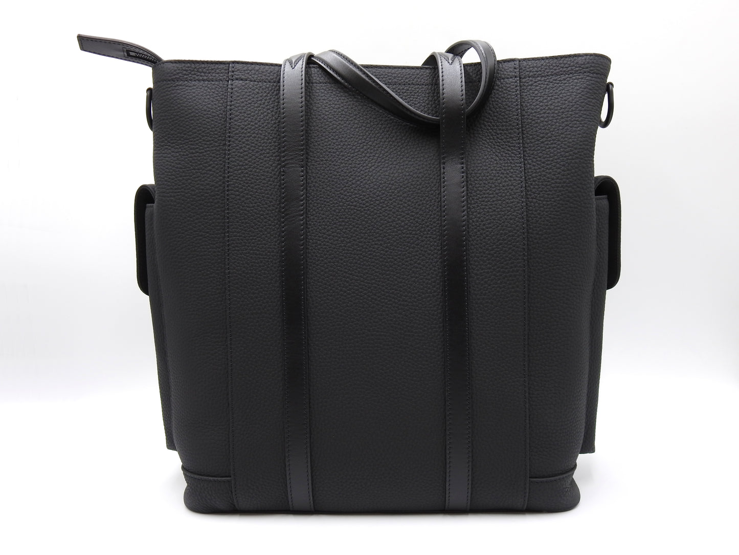 LOUIS VUITTON Taurillon Monogram Christopher Tote Bag Black M58479