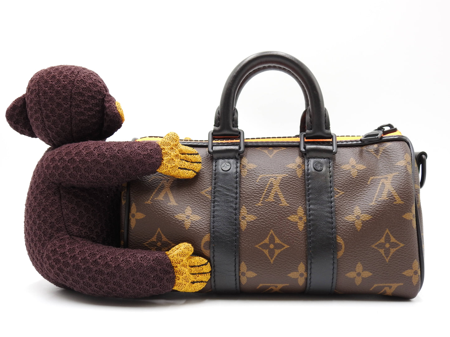 LOUIS VUITTON Monogram Friend Keepall XS Monkey Shoulder Hand Bag M80118