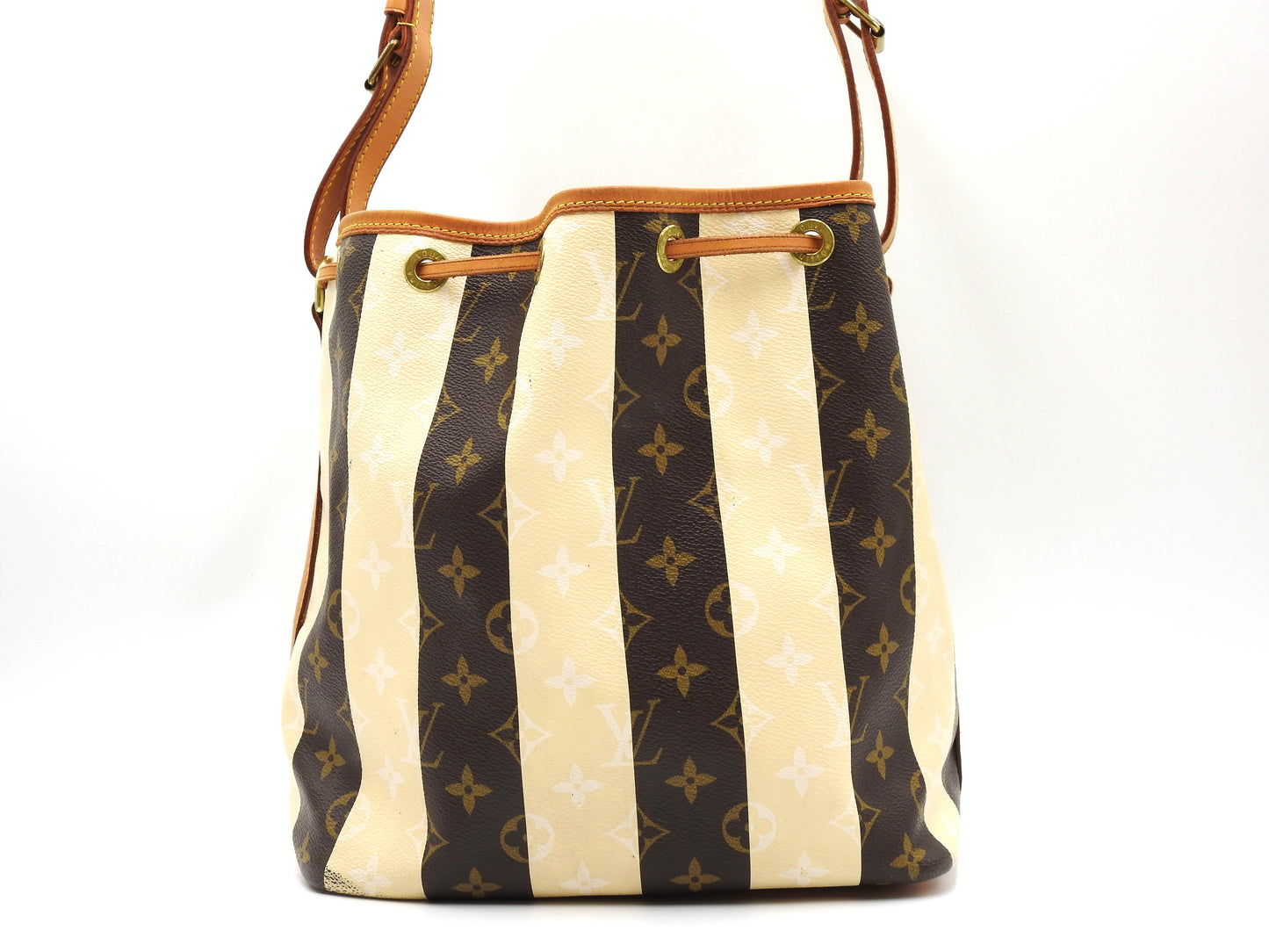 LOUIS VUITTON Petit Noe Monogram Rayure Shoulder Bag Hand Bag M40564