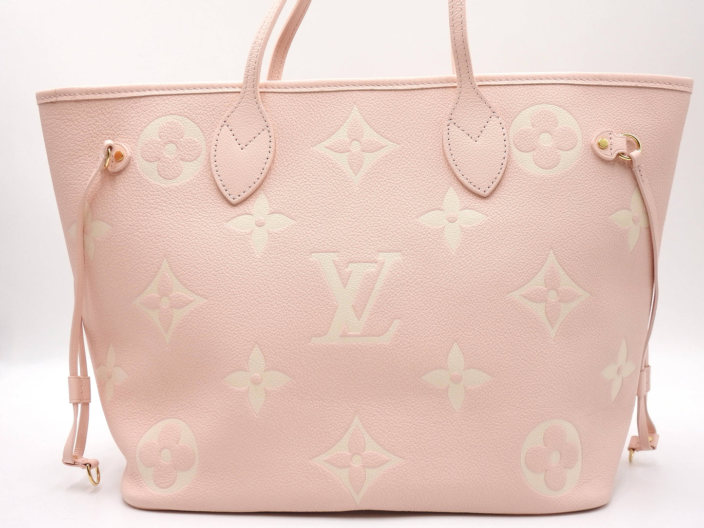 LOUIS VUITTON Monogram Empreinte Giant Neverfull MM Shoulder Bag M14210