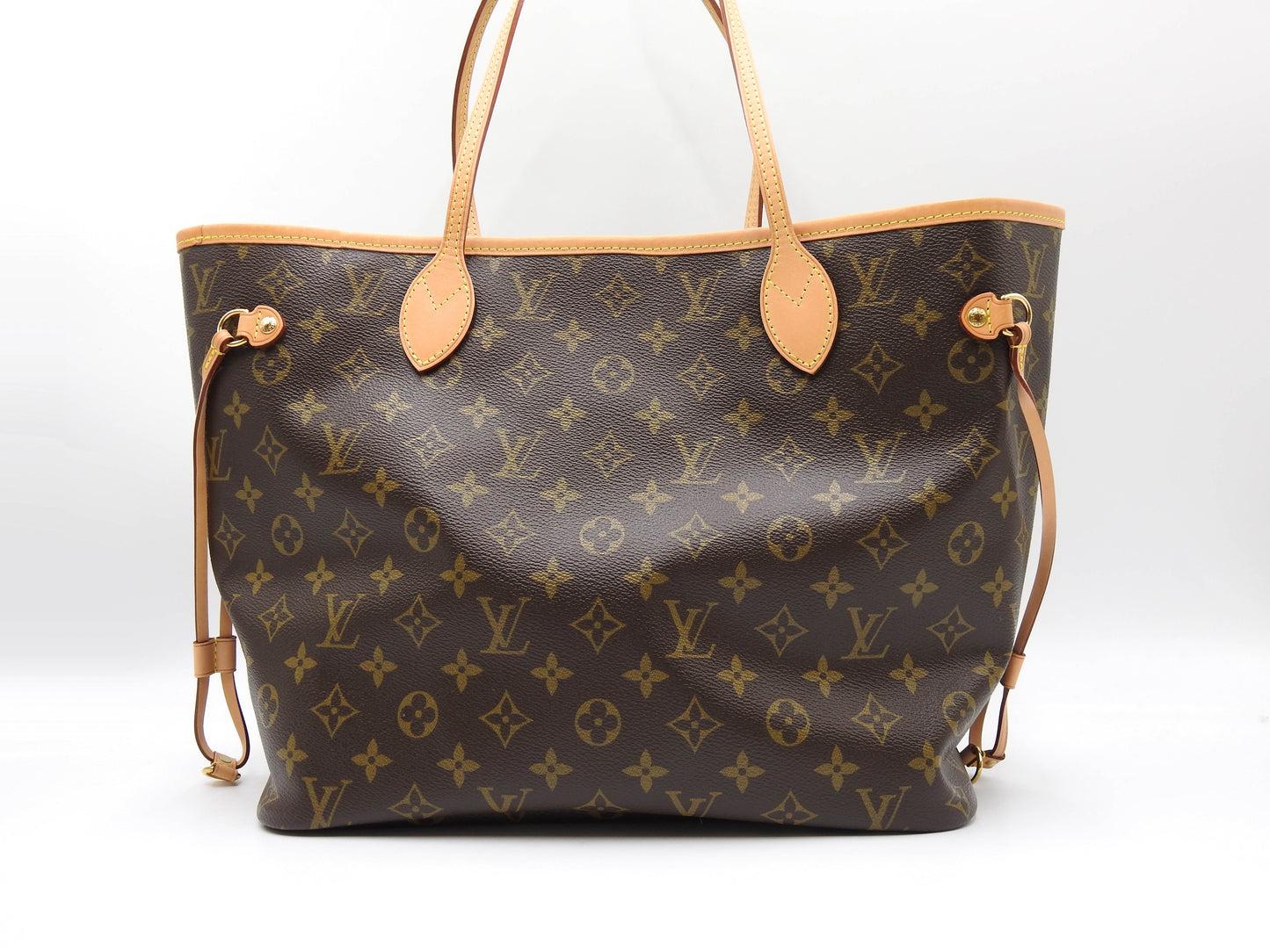 LOUIS VUITTON Monogram V Neverfull MM Tote Shoulder Bag Turquoise M41601