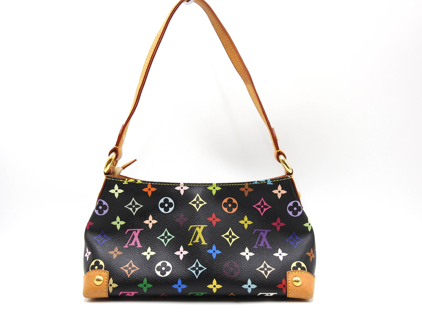 LOUIS VUITTON Eliza Hand Shoulder Bag Monogram Multicolor Black M40099