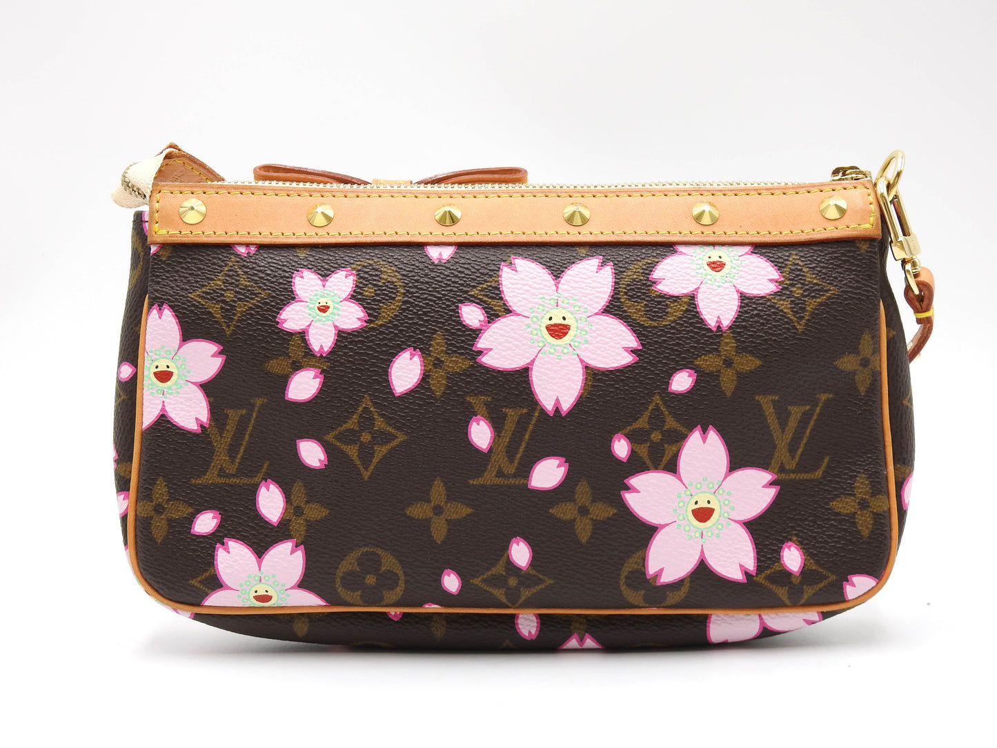 LOUIS VUITTON Monogram Cherry Blossom Pochette Accessories M92006